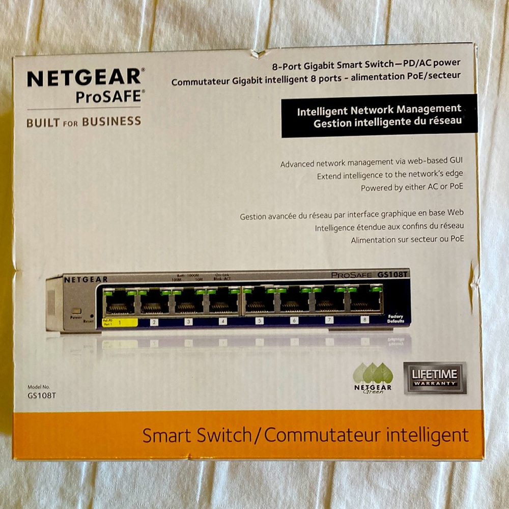 Netgear ProSAFE 8-port Smart Switch